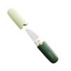 Yindella Peeler Green Stainless Steel Sharp Smooth Vegetable Fruit Peelers for Kitchen Ideal for Potato Cucumber Carrot Scrapper Double Edge Serrated (Peeler- Green 2 in 1) - Image 9