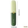 Yindella Peeler Green Stainless Steel Sharp Smooth Vegetable Fruit Peelers for Kitchen Ideal for Potato Cucumber Carrot Scrapper Double Edge Serrated (Peeler- Green 2 in 1) - Image 6
