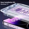 Yindella Premium for iPhone 14 Pro Screen Protector, Tempered Glass - Image 3