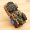 Yindella Backpack-shaped Pencil Pouch with Lock and Grenade Pen for Boys (City) - Image 2