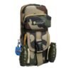 Yindella Backpack-shaped Pencil Pouch with Lock and Grenade Pen for Boys (City) - Image 10