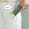 Yindella Peeler Green Stainless Steel Sharp Smooth Vegetable Fruit Peelers for Kitchen Ideal for Potato Cucumber Carrot Scrapper Double Edge Serrated (Peeler- Green 2 in 1) - Image 3