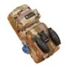Yindella Backpack-Shaped Pencil Pouch <br> with Lock and Grenade Pen for Boys - Image 3