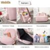 Yindella Girls Cartoon Backpack Set of 4 Cute Schoolbag for Women - Image 6