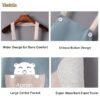 Yindella Kitchen Apron Cute Bear With Center Pocket (Powder Blue) - Image 4