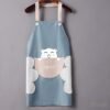 Yindella Kitchen Apron Cute Bear With Center Pocket (Powder Blue) - Image 3