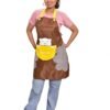 Yindella Kitchen Apron Cute Bear With Center Pocket Hand (Black Yellow) - Image 2