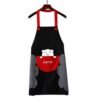 Yindella Kitchen Apron Cute Bear With Center Pocket Hand (Black) - Image 2