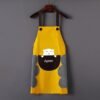 Yindella Kitchen Apron Cute Bear With Center Pocket (Curry Yellow) - Image 4